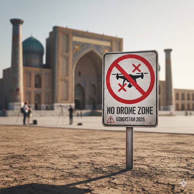 Drone Laws in Uzbekistan 2026: Can Tourists Bring Drones? (Definitive Guide)